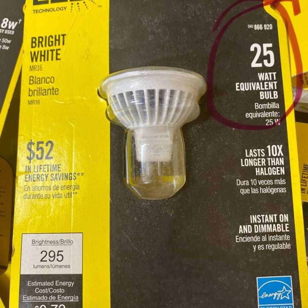 EcoSmart LED Light Bulbs Bright White 25w MR16
